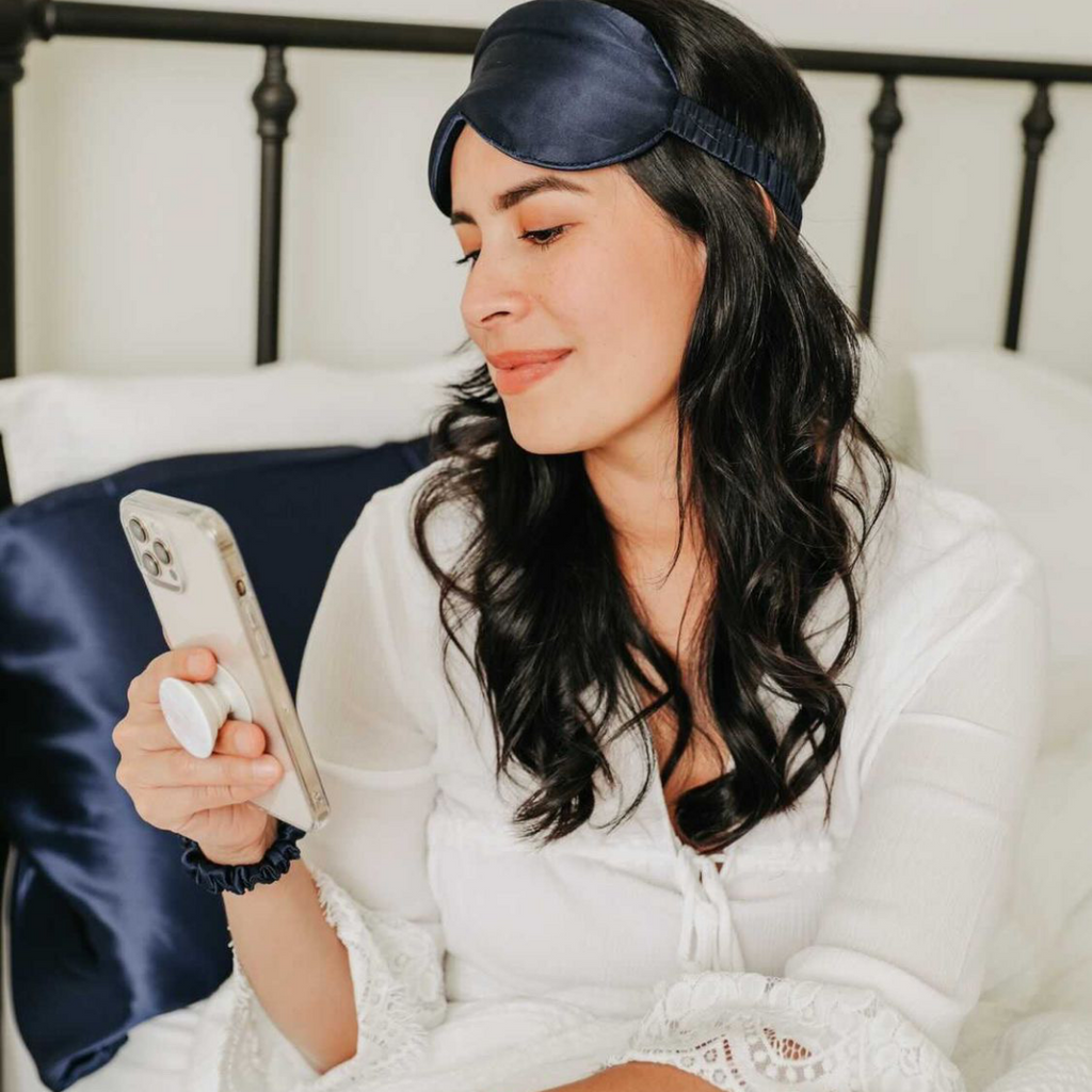 Mulberry Silk Sleep Mask - Ivory